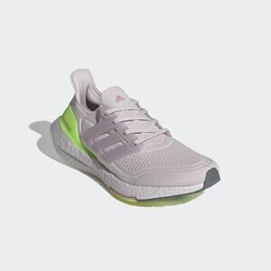 NEW Adidas Ultraboost 21 Women’s Running Shoes Lilac Lime Size 7 S23843